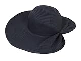 Women's Packable Sun Hat, 5 in Wide Brim, Pony Tail Back, Spf 50+ Protection