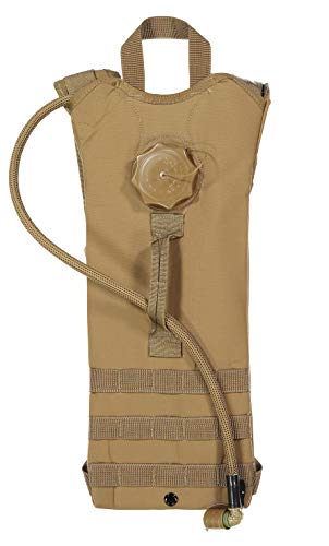 Mcguire Gear Tactical MOLLE Hydration Pack with Large 3-Liter Bladder - Great for Cycling, Hiking, Camping, Running, Climbing, Hunting (Coyote Brown)