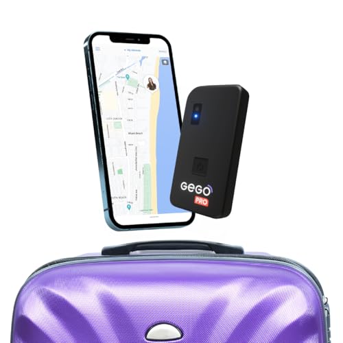 GEGO PRO GPS Tracker - Universal Tracking for Luggage, Vehicles, Trailers, Bike, Person | Real-Time GPS Tracking, WiFi, GSM & Bluetooth | Long Battery Life | Subscription Required