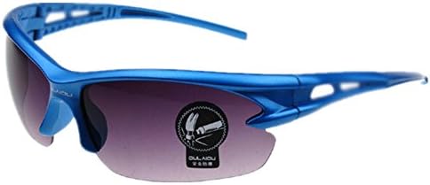 HUASHI Men's Explosion-proof sunglasses outdoor riding glasses battery car bike motorcycle sunglasses Color Bule