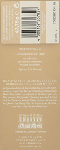 Dallmayr Tee Aufgussbeutel - Earl Grey, 1er Pack (1 x 43,75 g) – Bild 4