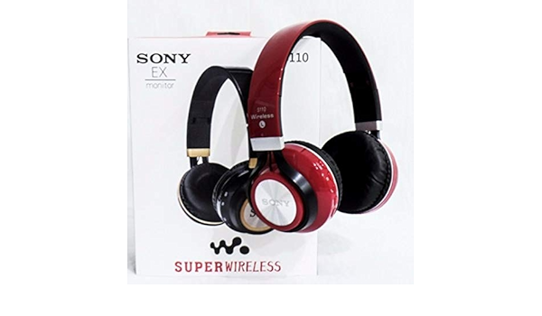 Fone De Ouvido S110 Bluetooth Wireless Headphone Mp3 Sd Vermelho e Prata |  Amazon.com.br