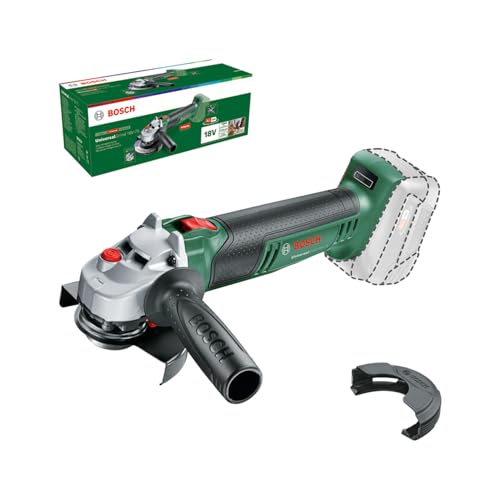 Bosch Akku-Kompakt-Winkelschleifer UniversalGrind 18V-75 (Ohne Akku; 18 Volt System; zum Schleifen, Trennen und Bürsten in verschiedenen Materialien;