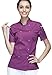 XinAndy Women's Chef Coat short sleeves