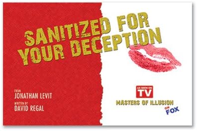 Sanitized For Your Deception (Props and Performance DVD) by Jonathan Levit - DVD