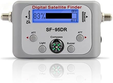 TV Receiver Decoder Digital Satellite Finder Signal Meter for Directv Dish Network FTA Signal Pointer SF-95DR
