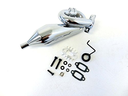 NEW Rovan RC HD Rear Mount Tuned Exhaust Pipe Fits HPI Baja 5B 5T SS King Motor