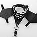 FEESHOW Men's Faux Leather Body Chest Harness Belt Warrior Steampunk Armor Costume Adjustable Black One Size