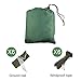 ayamaya Hammock Rain Fly - Waterproof Tent Tarp 10x10 Foot Camping Backpacking Survival Shelter by Premium Lightweight Ripstop Fabric, Fast Set Up, Stakes and Ropes Included for Mom Dad
