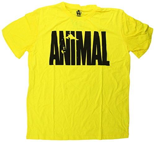Universal nutrition yellow "animal" iconic t-shirt l