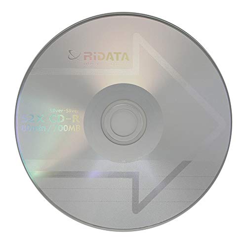 400 Pack Ridata CD-R 52X 700MB 80Min Logo Blank Media Recordable Disc