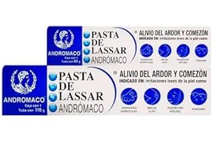 Generic Pasta Lassar Andromaco Pack de 2 tubos 110 g y 60 g, white