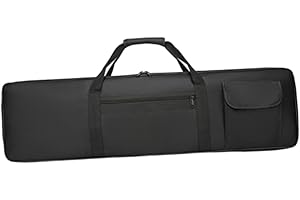 Xacsuwiql Thickened Padded Piano Bag 61 Key Keyboard Case Tote Offering Durable During Transport For All Musicians 61 Key Key