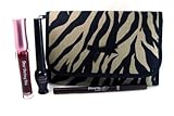 Leopard Make up Cosmetic Bag with Mirror Gift Idea Korean Cosmetic Etude Plus Set (Set C)