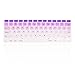 TOP CASE - Faded Ombre Series Keyboard Cover Skin Compatible with MacBook 13