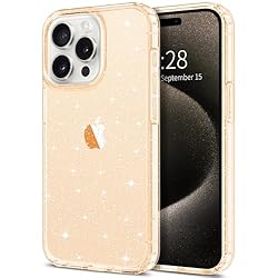 Hython Case for iPhone 15 Pro Case Glitter, Cute