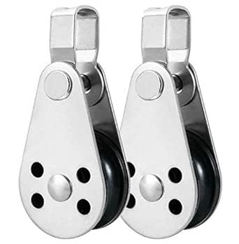 2Pcs 25MM Wire Single Pulley Block In 304 Stainles... – Grandado - Foto 5