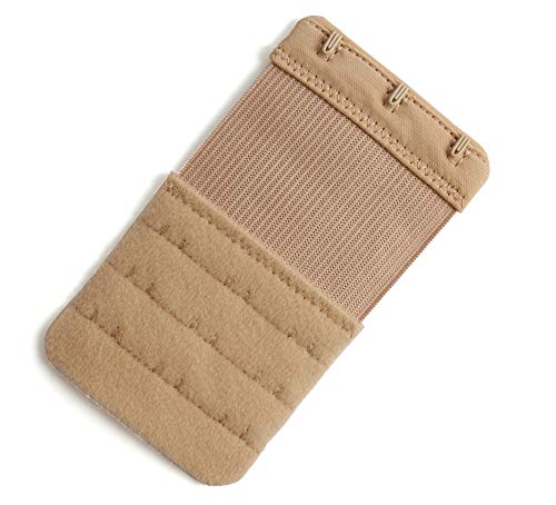 Bra Extender 3 Hooks Women Bra Strap Extenders Pack of 3 Soft Comfortable - Thumbnail 3