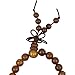 Woodies Walnut Wood Bead Mala Necklace