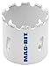 MAGBIT 625.2416 MAG625 1-1/2-Inch Carbide Grit Hole Saw with 1-9/16-Inch Depth , White
