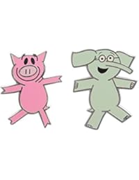 Out of Print Elephant and Piggie Enamel Pin Set