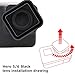 GOHIGH Protective Lens Replacement for GoPro HERO5 Black / HERO6 Black, Camera Glass Cover Case Protector Sports Accessories
