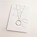Usstore Women Simple Little Circle Tassels Chian Bar Bohemia Necklace Gold Pendants Gift