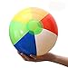 Beach Balls (12 Pack) - Inflatable Rainbow Beach Balls Beach Pool Party Toys Party Favors, Summer Swimming Pool Beach Floating Toys