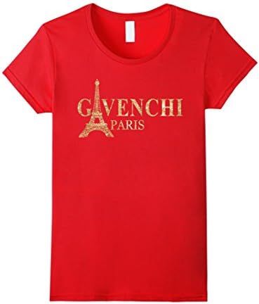 Womens Givenchys Paris T-shirt Large Red