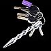 Fullsexy 5 Pack Self-Defence Key Chain Aluminum Anti-Wolf Defense Keychain, Ladies's Aviation Rings