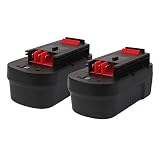2 Pack HPB18 Battery for Black and Decker,3.6Ah 18V Replacement Battery for Black and Decker Cordless Power Tools HPB18-OPE HPB18-OPE2 244760-00 Firestorm FS18FL FSB18