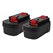 2 Pack HPB18 Battery for Black and Decker,3.6Ah 18V Replacement Battery for Black and Decker Cordless Power Tools HPB18-OPE HPB18-OPE2 244760-00 Firestorm FS18FL FSB18