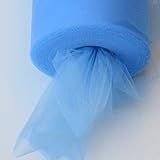 Periwinkle Tulle Roll - Light Blue Tulle Spool - 6 Inch X 100 Yard - Tulle for Decoration and Tutu Dresses