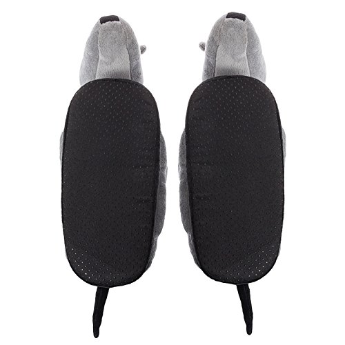 TGO Doctor Who Women's K9 Slippers S/M Grey