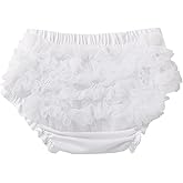 HDLEXD Toddler Infant Baby Girls Lace Ruffle Bloomers Elastic Cotton Tutu Briefs Panties Bottom Shorts