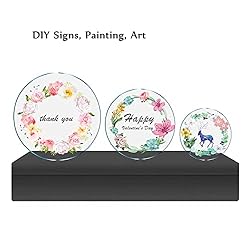 GetWant Clear Plexiglass 8" Round Acrylic Sheet