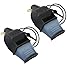 Fox 40 Sonik Blast CMG Loudest Pealess Outdoor, Emergency, Safety, Survival Whistle + Breakaway Lanyardss | 2pk Bundle + Koala Lanyard