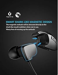 Auriculares Bluetooth, Mpow Mandíbulas inalámbrico correa de cuello auricular bluetooth V4.1 Estéreo con cancelación de ruido auriculares con micrófono