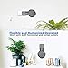 SPORTLINK Outlet Wall Mount Hanger Holder for Echo Dot 3rd Gen, Compact Bracket Case Plug in Kitchen Bathroom Bedroom, Built-in Cable Management (Black)
