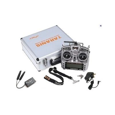 FrSky Taranis X9D Plus 16-Channel 2.4Ghz ACCST Radio Transmitter (Mode 2) with X8R Alu Case &amp; Carton