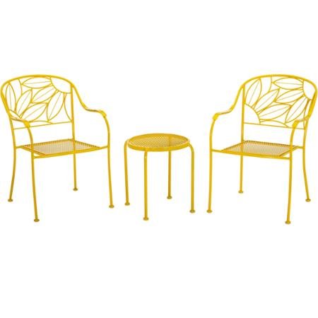 Mainstays Heavy-duty Steel Frame Outdoor Patio Furniture Sets Hello Sunny 3-piece Bistro Set, Du ...