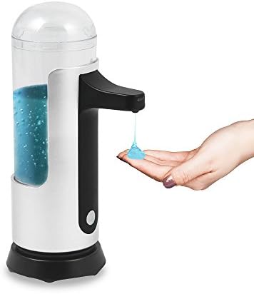 Chrider Automatic Soap Dispenser ， Touchless Hand Free Motion Sensor Countertop Autosoap Dispenser With Waterproof Base for Bathroom, Kitchen or Hotel