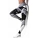 Clearance!Napoo Women Geometry Print Colorblock Sports Gym Yoga Workout Athletic Leggings Pants