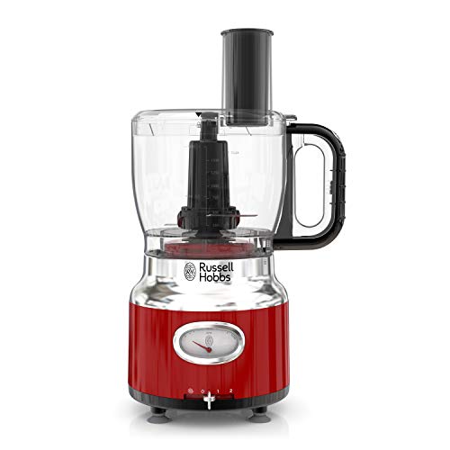 Russell Hobbs FP3100RDR Retro Style Food Processor, 8Cup (64oz