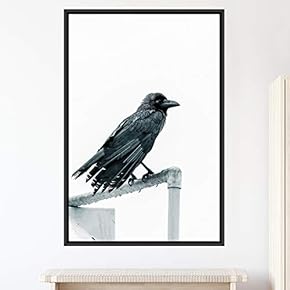 signwin Framed Canvas Wall Art Single Bird Birds...