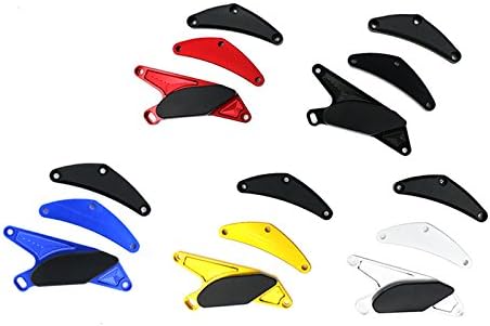 FocusAtOne Motorcycle CNC Aluminum Engine Crash Guard Side Protector Frame Slider for 2006-2012 Suzuki GSXR GSX-R 600 750 GSXR600 GSXR750 2007 2008 2009 2010 2011 06-12 (Black)