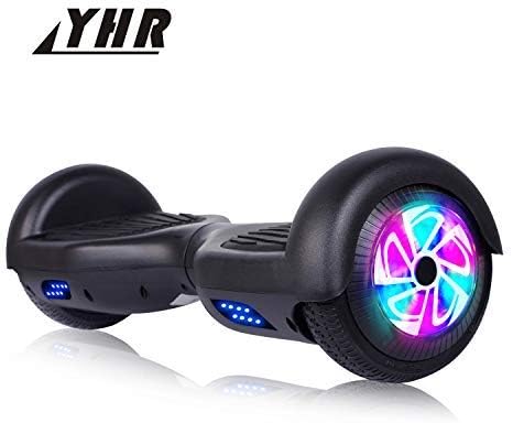 YHR 6.5inch Hoverboard with Led Colorful light, Self-Balacing Electric Scooter for Kids and Adults,Smart Segway Powerful…