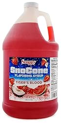 Snappy Popcorn Snow Cone Syrup Gallon, Tigers