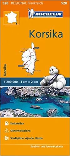 Michelin Korsika Strassen Und Tourismuskarte 1 200 000 Michelin Regionalkarten Amazon De Michelin Bucher