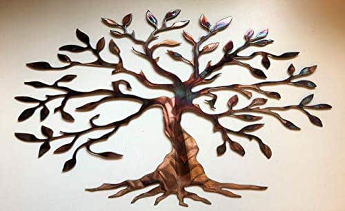 Amazon.com: Olive Tree Metal Wall Art Wider Version : Handmade Products